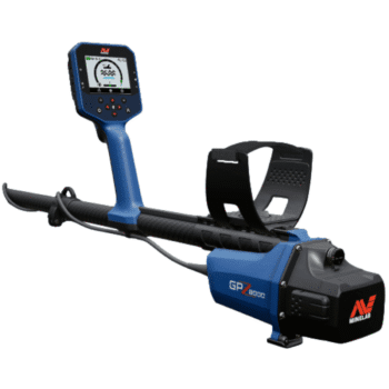 Unidad de control y pantalla digital del detector Minelab GPZ 8000.