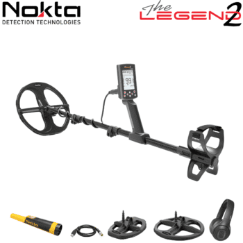Detector profesional Nokta The Legend 2 y set de accesorios para buscadores.