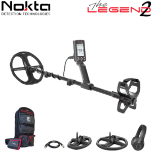 Detector profesional Nokta The Legend 2 y set de accesorios para buscadores.