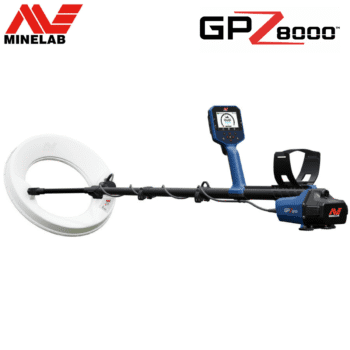 Vista lateral del detector de oro Minelab GPZ con tecnología ZVT.