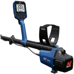 Unidad de control y pantalla digital del detector Minelab GPZ 8000.
