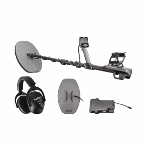 Detector de oro profesional Garrett Axiom con tecnología Ultra-Pulse y accesorios.
