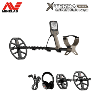 Detector de metales Minelab X-Terra Expedition Pack con accesorios completos para búsqueda en terreno