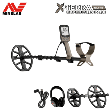 Detector de metales Minelab X-Terra Expedition Pack con accesorios completos para búsqueda en terreno