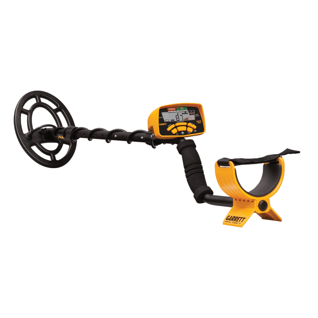 Detector de metales Garrett ACE 300i con identificación digital de objetivos y bobina PROformance.