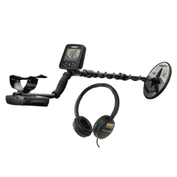 Detector de oro profesional Garrett Goldmaster 24k con tecnología de 48 kHz y auriculares.