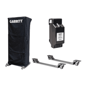 Sistema de ruedas Garrett para traslado rápido de arcos detectores Paragon.