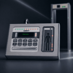 Dispositivo de control remoto para arco de seguridad Garrett MZ 6100 profesional.