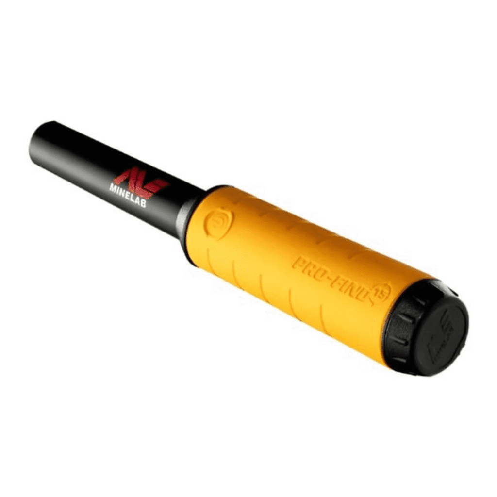 Detector de metales de mano Minelab Pro-Find 15 resistente a salpicaduras.
