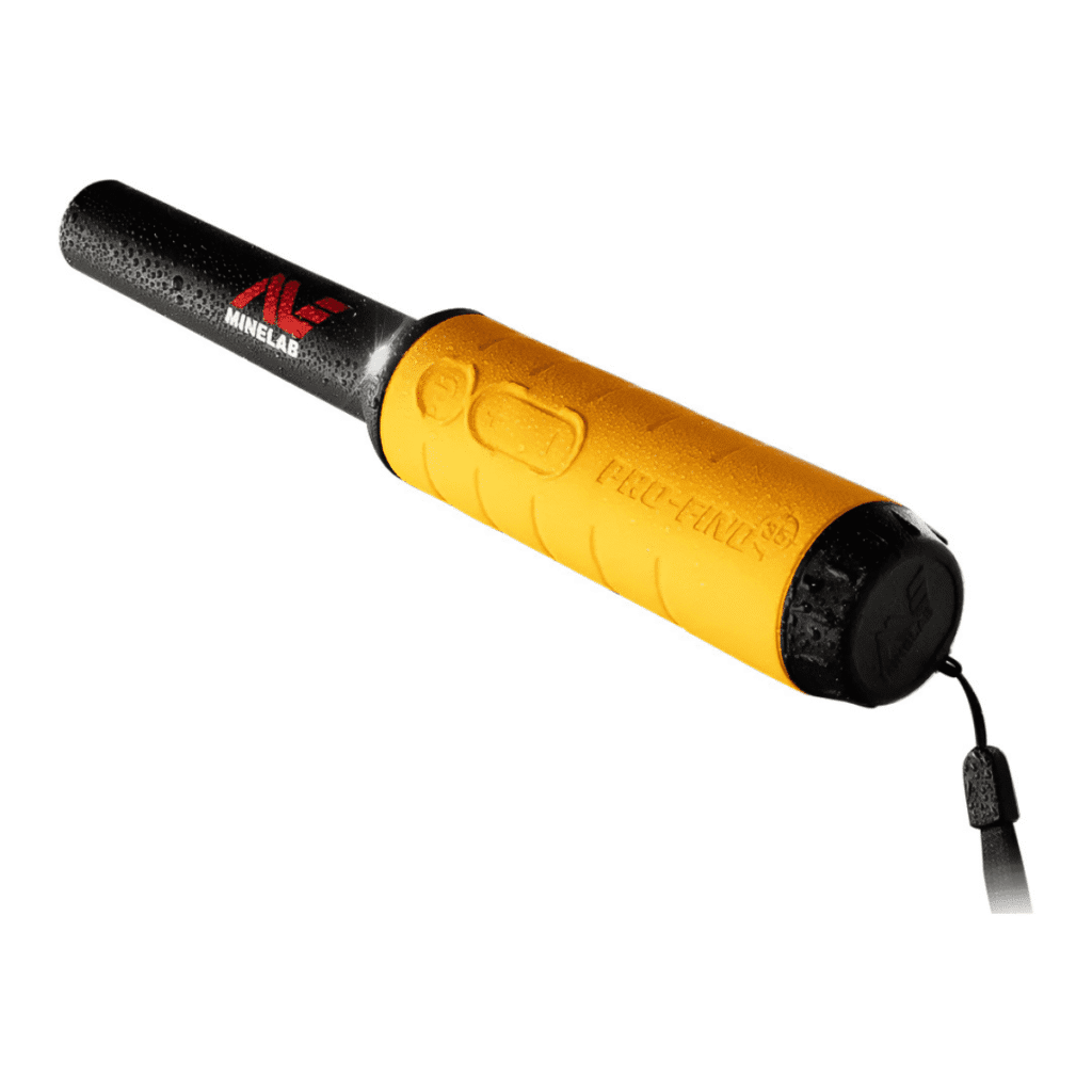 Pinpointer sumergible Minelab Pro-Find 35 con detector de metales ferrosos y no ferrosos.