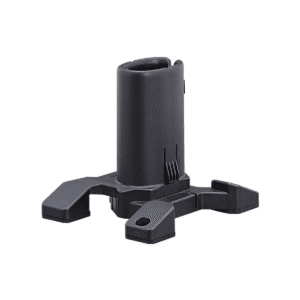 Soporte cargador inteligente Garrett con ranuras de acople físico para la recarga de baterías de paletas detectoras.