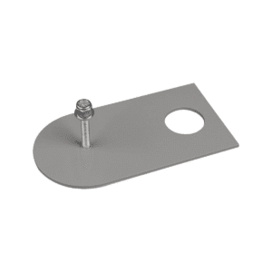 Kit de anclaje Garrett Paragon original con placas base, pernos de expansión y tuercas de fijación para arco detector de metales.
