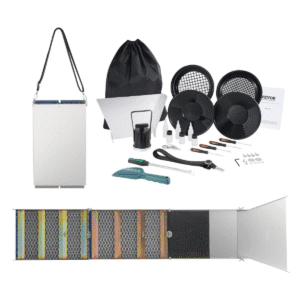 Kit de canaleta de oro plegable VEVOR 50 pulgadas con accesorios.