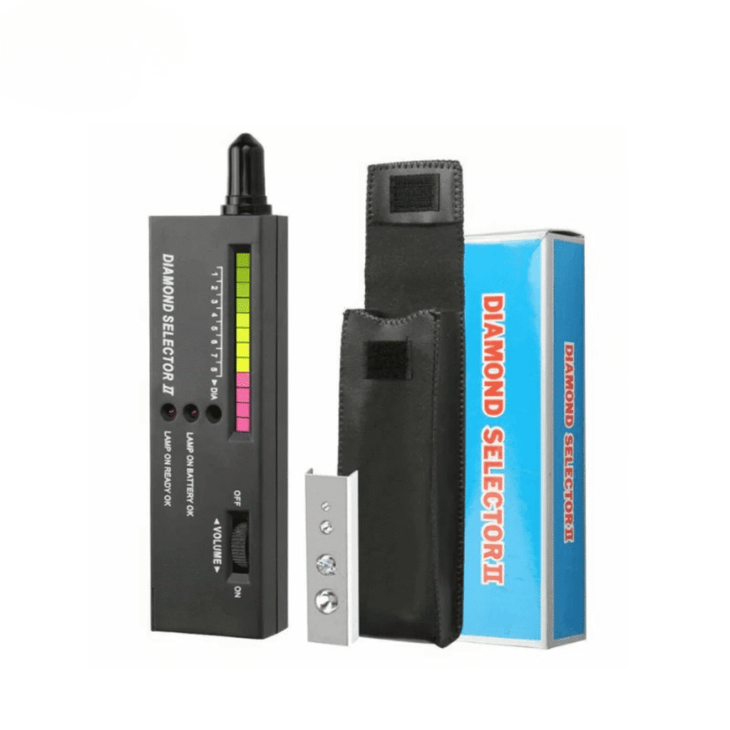 Detector de diamante Diamond Selector 2 con estuche y accesorios.