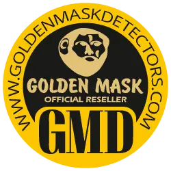 Logo de la marca de detectores de metales Golden Mask GMD