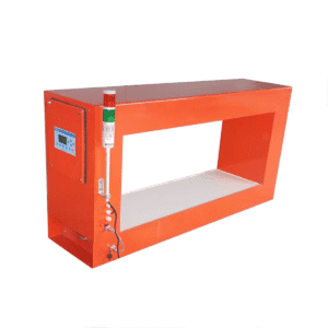 Arco detector de metales industrial para inspección de gran volumen.