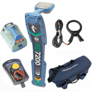 Sistema de localización RD7200 de Radiodetection: componentes y accesorios de campo