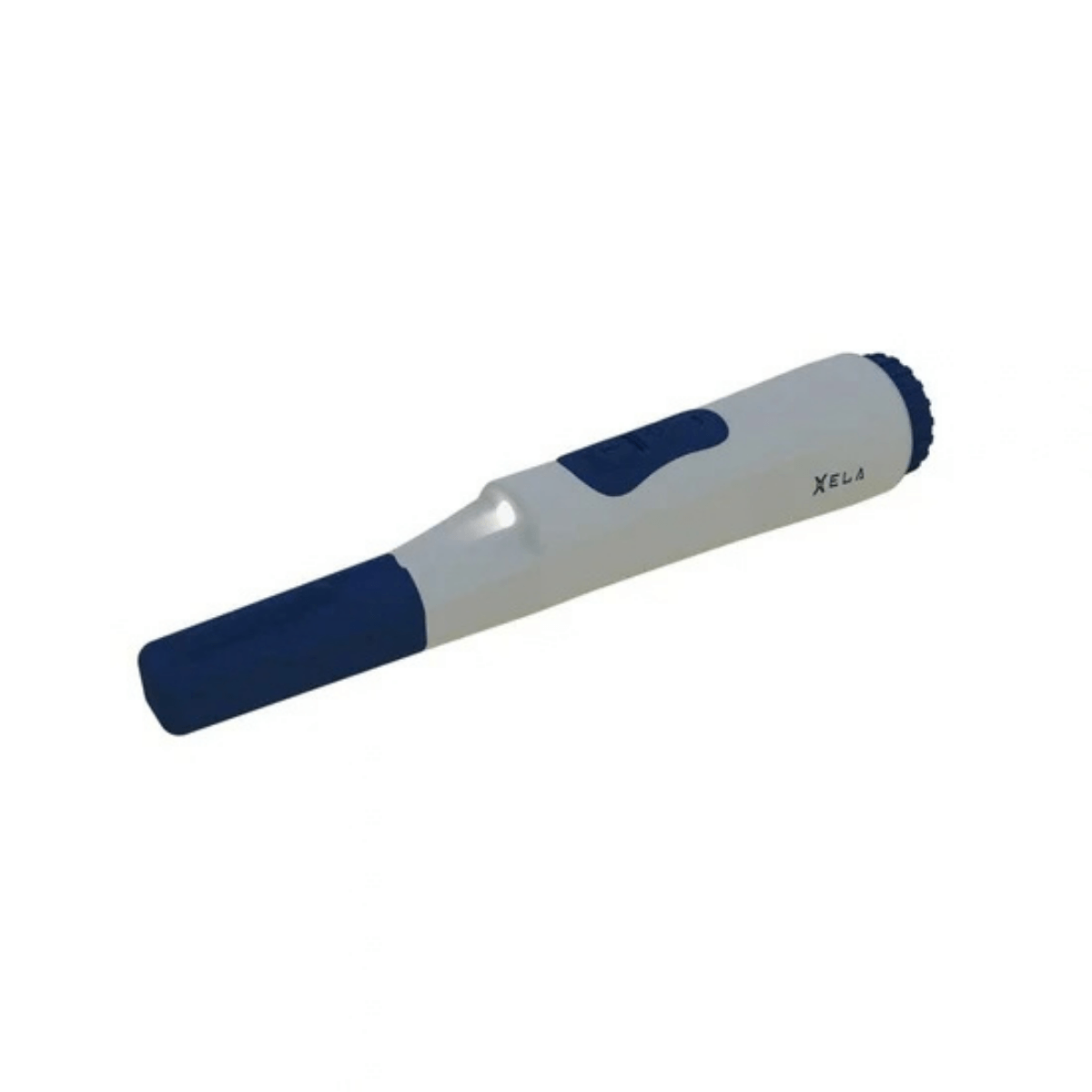 Fortuna XELA Dispositivo localizador de metales Fortuna XELA mostrando su diseño ergonómico y punta de rastreo de alta sensibilidad.