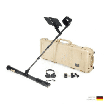 Paquete de venta profesional del escáner tridimensional OKM Fusion Professional Plus incluyendo estuche protector y accesorios operativos.