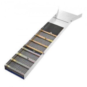 ista superior de la esclusa de oro Vevor SL-50 de aluminio con canales, esclusas y alfombra de minero.