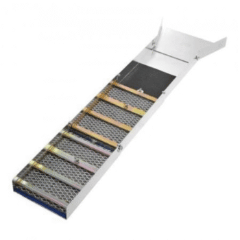 ista superior de la esclusa de oro Vevor SL-50 de aluminio con canales, esclusas y alfombra de minero.