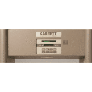 Garrett CS 5000 — Panel de control superior y pantalla de la unidad de seguridad